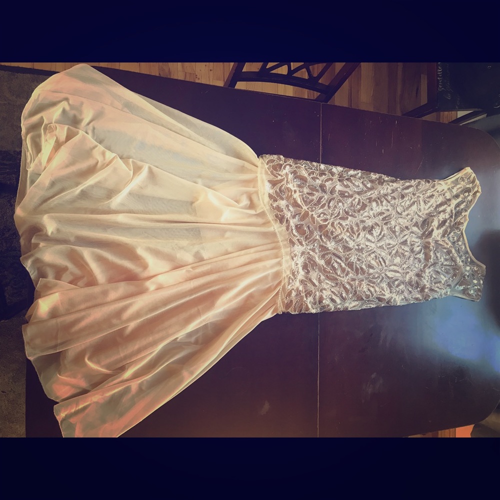 Evening gown, gatsby style